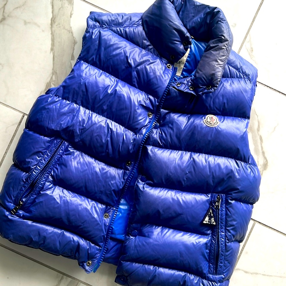 Royal Blue 💙 Moncler 💙 vest!! Size 3